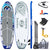 Solstice Watersports 16 Maori Giant Inflatable Stand-Up Paddleboard w/Leash4 Paddles [35180]