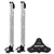 Minn Kota Raptor Bundle Pair - 8' Silver Shallow Water Anchors w/Active AnchoringFootswitch Included [1810623/PAIR]
