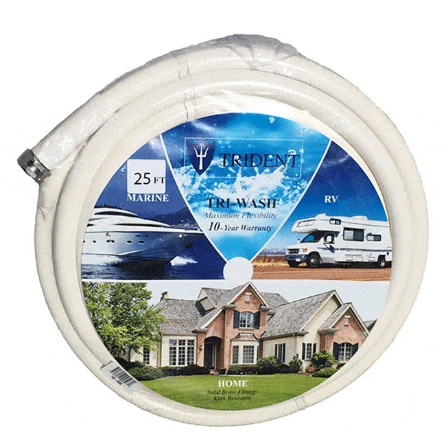 Trident Marine 5/8" ID x 25' Wash Down/Campoer Hose w/Fittings [168-0585]
