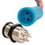 Bluewater 22mm Push Button Switch - Nav/Anc Contact - Blue/Green/Red LED - 4' Lead [9059-3114-4]