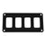 Pacer Switch Panel - 4 Switch1 Row - 5.5" x 2.75" - Black Powder Coated Aluminum [PSC-41-BK]