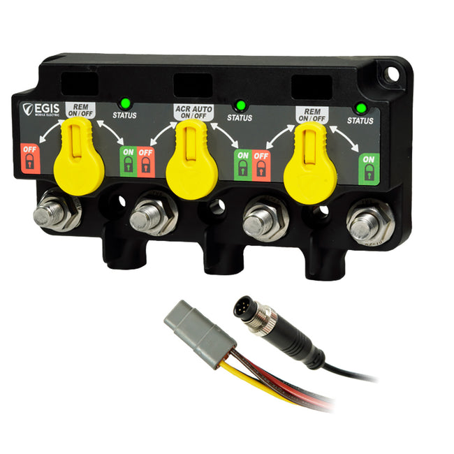 Egis Triple XD - NMEA 2000 - Relay/ACR/Relay w/Knobs - 12 Position DT [9831-2535]