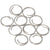 Barton Stainless Steel Large Split Rings - 14mm - 10-Pack [60191]