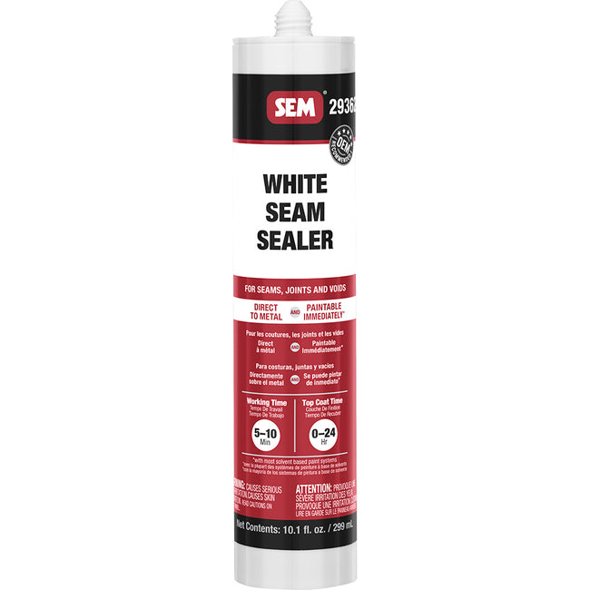 SEM 1K Seam Sealer - 10.1oz Tube - White [29362]