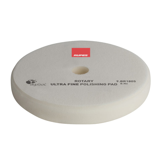 RUPES Rotary Ultra-Fine Polishing Foam Pad 155/160mm - White [9.BR180S]