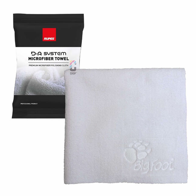RUPES D-A System Microfiber Towel 16x16 - White [9.BF9070]