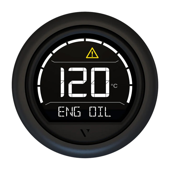 Veratron VL Digital 52 w/Round Black Bezel [B00205702]