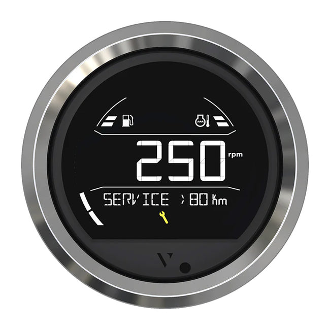 Veratron VL Digital 85 w/Triangular Chrome Bezel [B00205803]