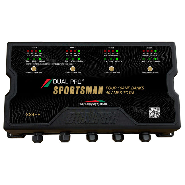 Dual Pro Sportsman HF (High Frequency) Battery Charger 40A - 4 Bank [SS4HF]