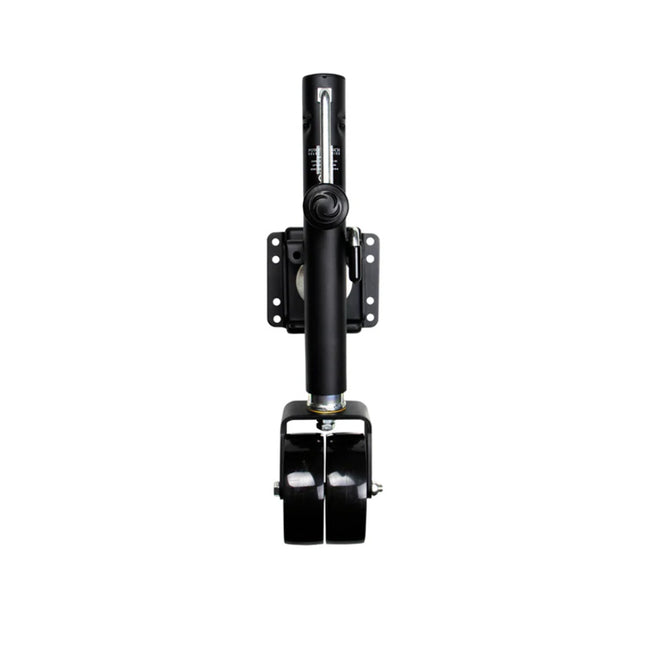 Powerwinch Select Series Jack - 1500lb, Weld-On, Double Wheel, Carbon Black [21400-J-1500-W2-B-R]