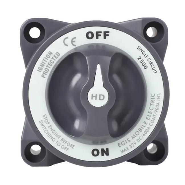 Egis Battery Switch - Heavy Duty-Series 600A - Off/On [2500]