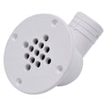 T-M Marine 90-Degree Cockpit Scupper Drain - White [CSD-92-DP]