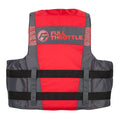 Full Throttle Adult Nylon Life Jacket - S/M - Black/Red [112200-100-030-26]
