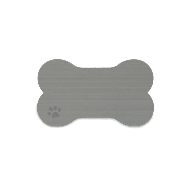 SeaDek Dog Bowl Mat - Storm Grey/Black - Small - 12" x 21" [62713-90837]