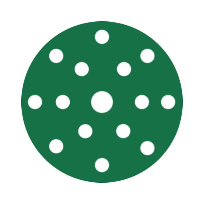 RUPES PROCUT Film Abrasive Discs 150mm (6") - 15 Holes - P1200 Grit *Box of 50pcs [9.45FD1200]
