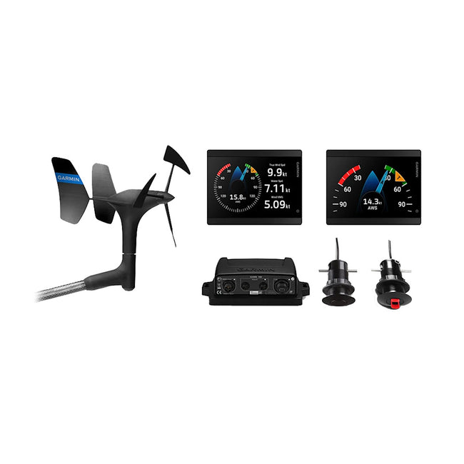 Garmin GMI 40 Wired Sail Pack  43mm - 2 GMI 40 Marine Instruments, gWind Wired  GDT 43/GST 43 Transducers [010-03411-40]
