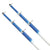 Tigress 15 Telescoping Fiberglass Outrigger Poles - 1-1/8" O.D. - White/Blue - Pair [88200]