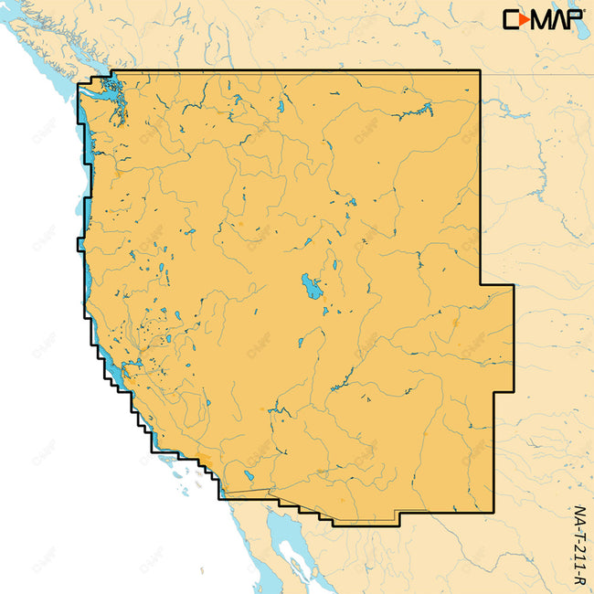 C-MAP REVEAL X - U.S. Lakes West [M-NA-T-211-R-MS]