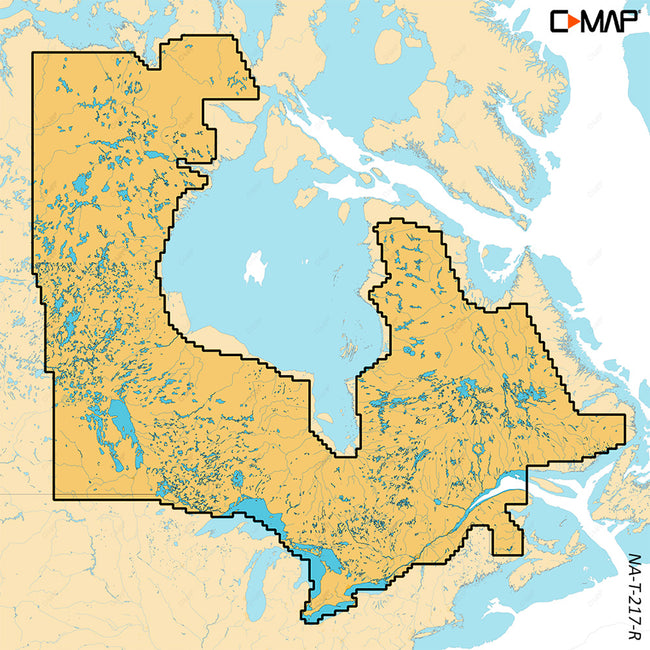 C-MAP REVEAL X - Canada Lakes Insight East HD [M-NA-T-217-R-MS]