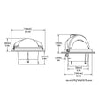 Ritchie F-82W Voyager Compass - Flush Mount - White [F-82W] - Rough Seas Marine