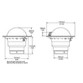 Ritchie SS-5000W SuperSport Compass - Flush Mount - White [SS-5000W] - Rough Seas Marine