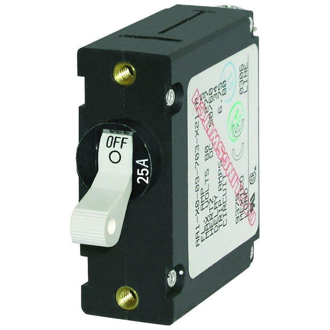 Blue Sea 7218 AC/DC Single Pole Magnetic World Circuit Breaker - 25AMP [7218] - Rough Seas Marine