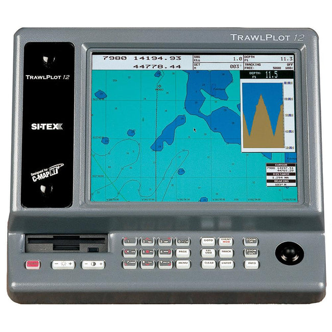 SI-TEX TRAWLPLOT 12 SD Color Chartplotter w/WAAS Receiver [TRAWLPLOT 12] - Rough Seas Marine