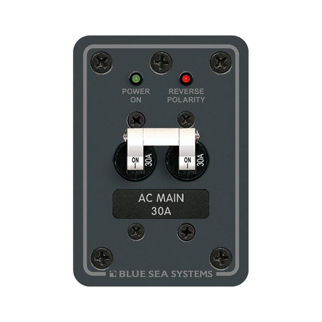 Blue Sea 8077 AC Main Only Toggle Circuit Breaker Panel [8077] - Rough Seas Marine