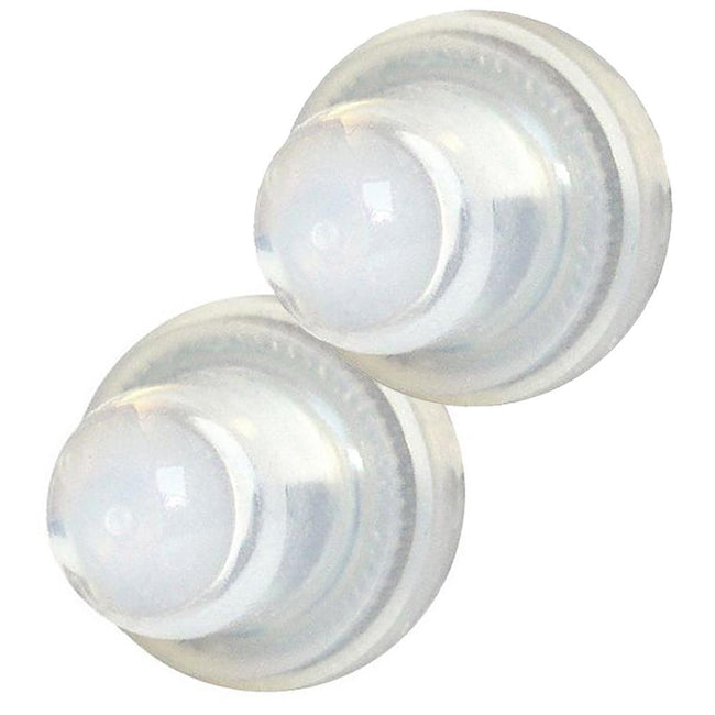 Blue Sea 4135 Push Button Reset Only Circuit Breaker Boot - Clear- 2-Pack [4135] - Rough Seas Marine