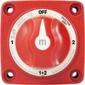 Blue Sea 6007 m-Series (Mini) Battery Switch Selector Four Position Red [6007] - Rough Seas Marine