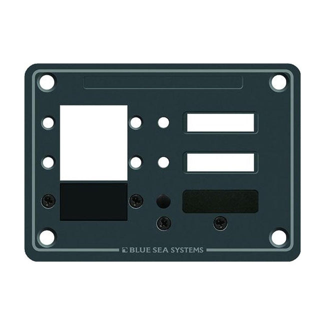 Blue Sea 8088 3 Position DC C-Series Panel - Blank [8088] - Rough Seas Marine