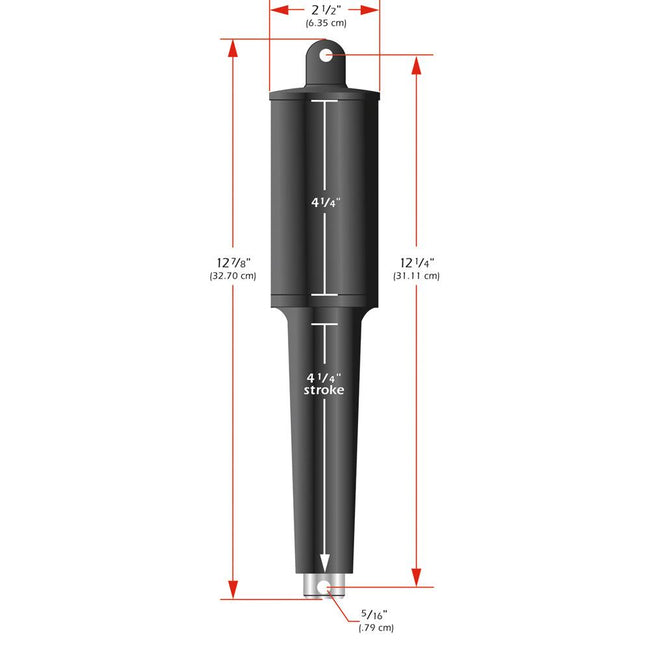 Lenco 102XD Extreme Duty Actuator - 12V - 4-1/4" Stroke [15060-001] - Rough Seas Marine