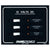 Paneltronics Standard DC 3 Position Breaker Panel w/LEDs [9972207B] - Rough Seas Marine