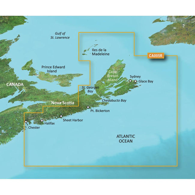 Garmin BlueChart g3 Vision HD - VCA005R - Halifax - Cape Breton - microSD/SD [010-C0691-00] - Rough Seas Marine