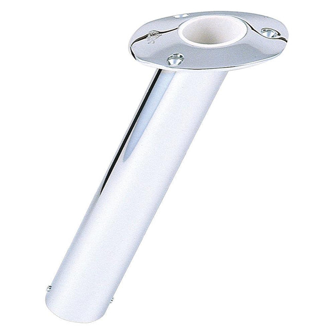 Lee's 30 Degree Stainless Steel Flush Mount Rod Holder - 2.25" O.D. [RH530SS] - Rough Seas Marine