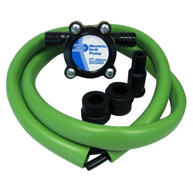 Jabsco Drill Pump Kit w/Hose [17215-0000] - Rough Seas Marine