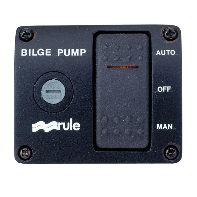 Rule Deluxe 3-Way Lighted Rocker Panel Switch [43] - Rough Seas Marine