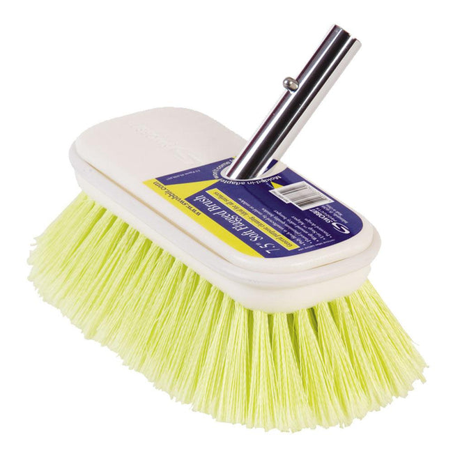 Swobbit 7.5" Soft Flagged Brush - Yellow [SW77345] - Rough Seas Marine