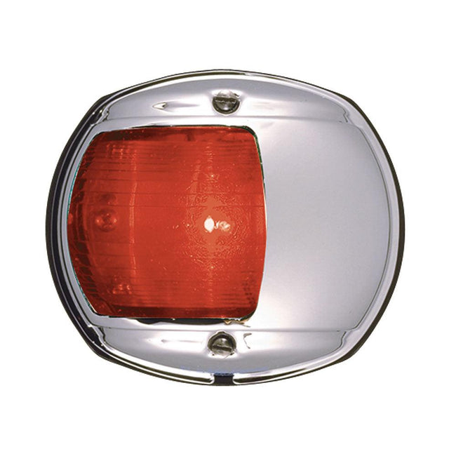 Perko LED Side Light - Red - 12V - Chrome Plated Housing [0170MP0DP3] - Rough Seas Marine