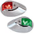 Perko LED Side Lights - Red/Green - 24V - Chrome Plated Housing [0602DP2CHR] - Rough Seas Marine