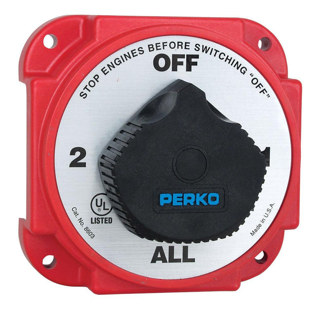 Perko Heavy Duty Battery Selector Switch w/Alternator Field Disconnect [8603DP] - Rough Seas Marine