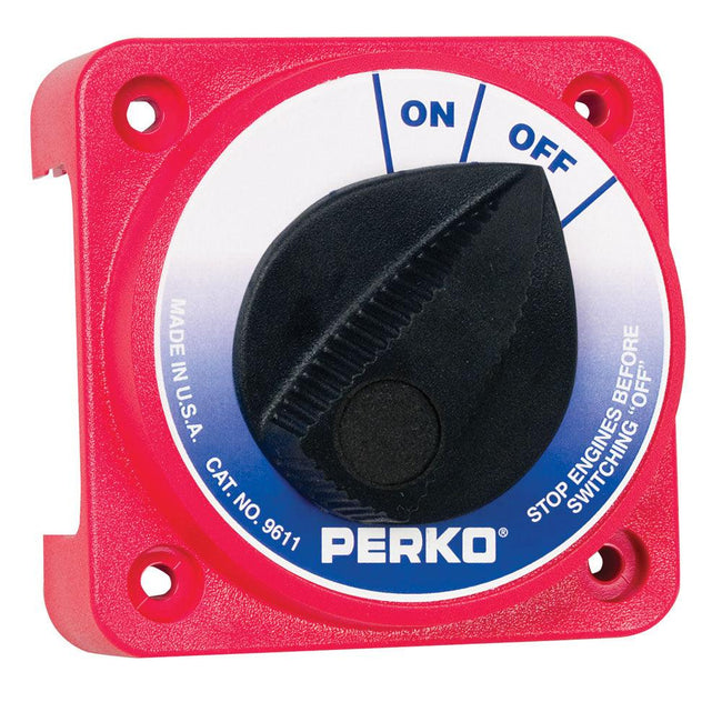 Perko 9611DP Compact Medium Duty Main Battery Disconnect Switch [9611DP] - Rough Seas Marine