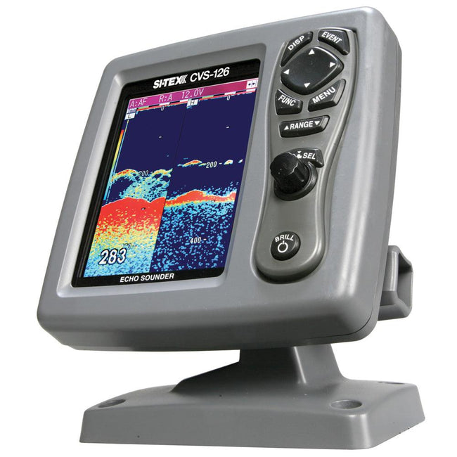 SI-TEX CVS-126 Dual Frequency Color Echo Sounder [CVS-126] - Rough Seas Marine