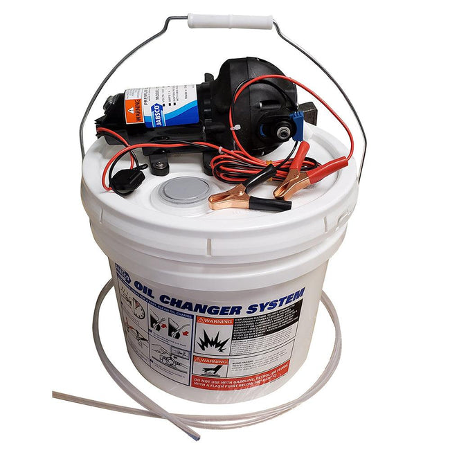 Jabsco DIY Oil Change System w/Pump & 3.5 Gallon Bucket [17850-1012] - Rough Seas Marine