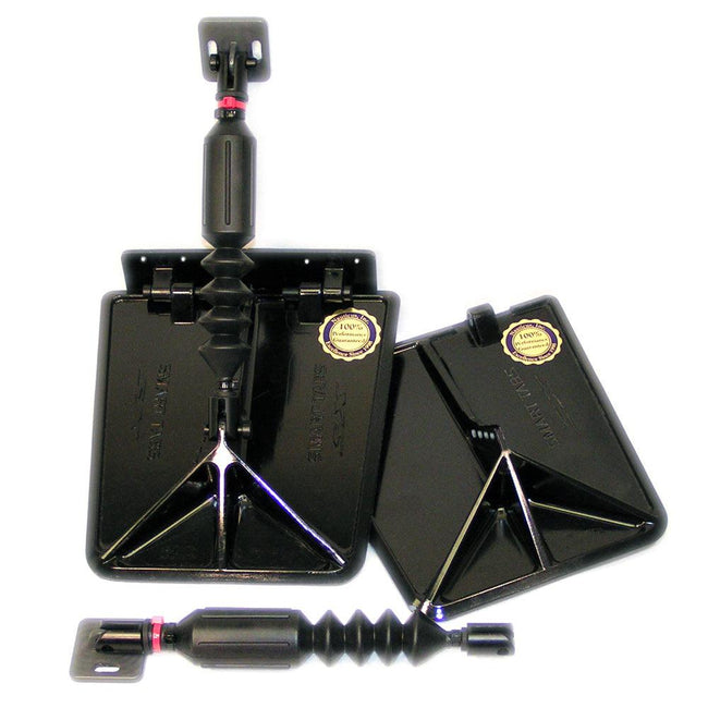 Nauticus SX9510-80 Smart Tab SX Composite Trim Tabs 9.5 x 10 - f/18-20 Boat w/150 - 240HP - Black [SX9510-80] - Rough Seas Marine