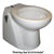 Raritan Atlantes Freedom w/Vortex-Vac - Household Style - White - Freshwater Solenoid - Smart Toilet Control - 12v [AVHWF01203] - Rough Seas Marine