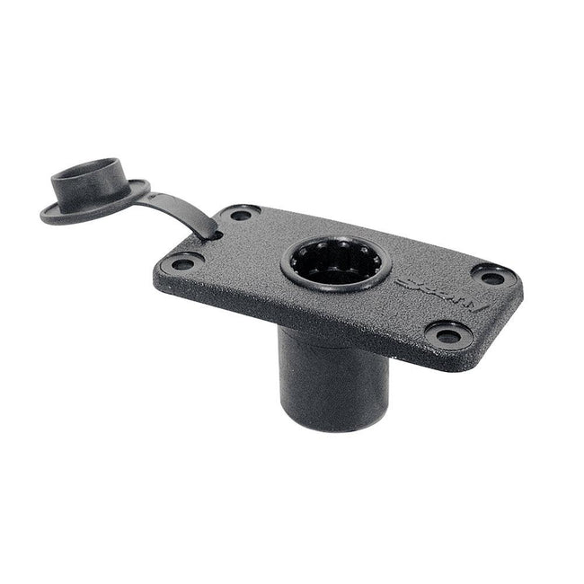 Scotty 244 Flush Deck Mount w/Rain Cap [244-BK] - Rough Seas Marine