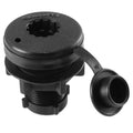 Scotty Compact Threaded Round Deck Mount [444-BK] - Rough Seas Marine