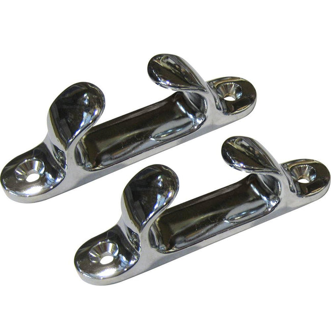 Perko 4" Straight Chock - Chrome Plated Zinc [1230DP0CHR] - Rough Seas Marine