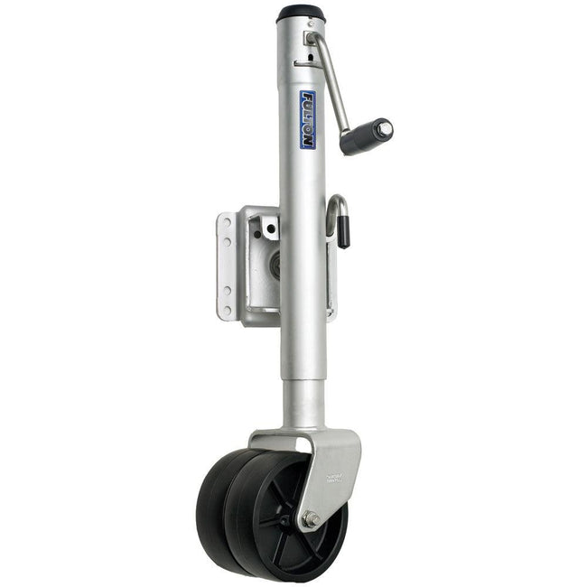 Fulton Dual Wheel 1,500 lbs. Bolt-Thru Swivel Jack [XPD15L0101] - Rough Seas Marine